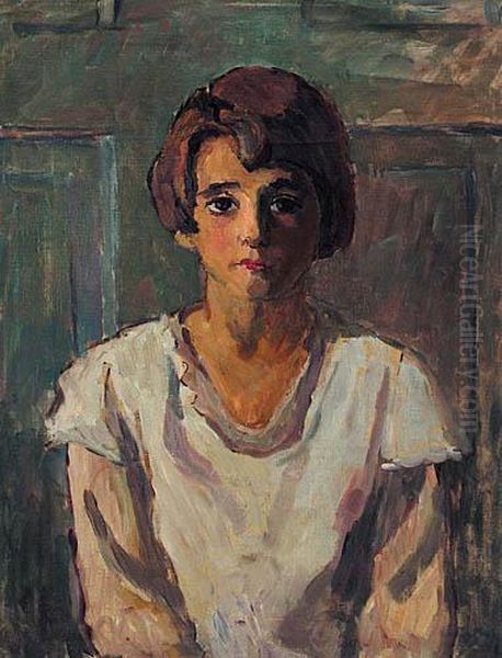 Portret Siostrzenicy Oil Painting by Leonard Pekalski