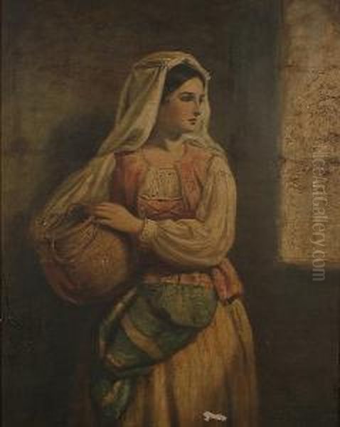 The Water Carrier Oil Painting by Thomas Kent Pelham