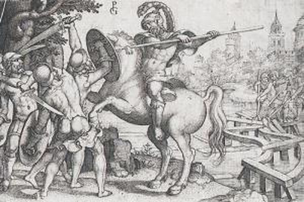 Konvolut Oil Painting by Georg Pencz