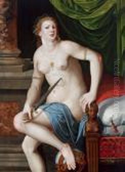 Ito Lucrezia Oil Painting by Georg Pencz