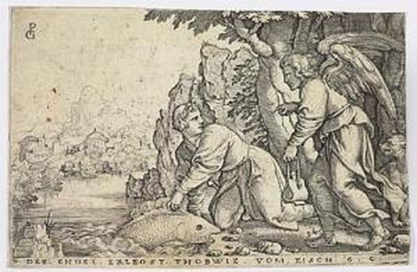 Two Engravings. Oil Painting by Georg Pencz