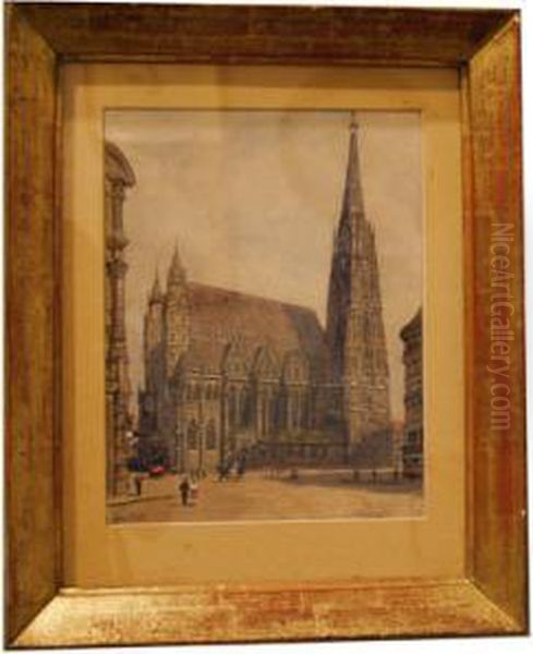 Il Duomo Di Santo Stefano A Vienna Oil Painting by Erwin Pendl