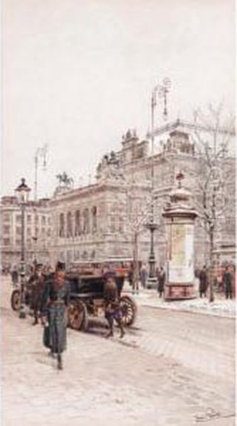 The Opera House, Vienna Oil Painting by Erwin Pendl