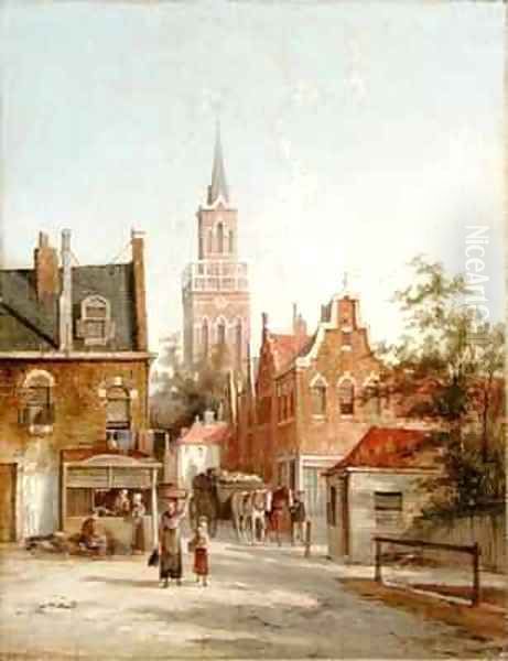 St Johns Breda Oil Painting by William Raymond Dommersen