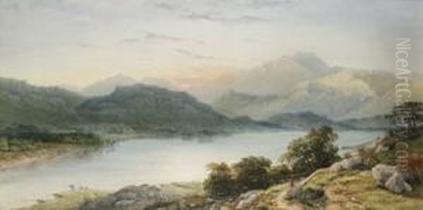 Upper Lake Killarney Oil Painting by Aaron Edwin Penley