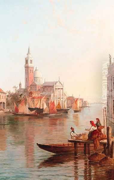 The Grand Canal, Venice Oil Painting by William Raymond Dommersen