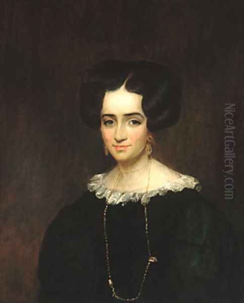 Mrs. John Adams Conant Oil Painting by William Dunlap