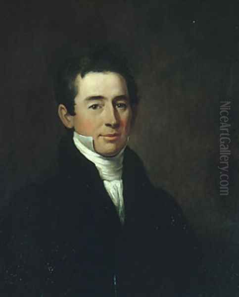 John Adams Conant Oil Painting by William Dunlap