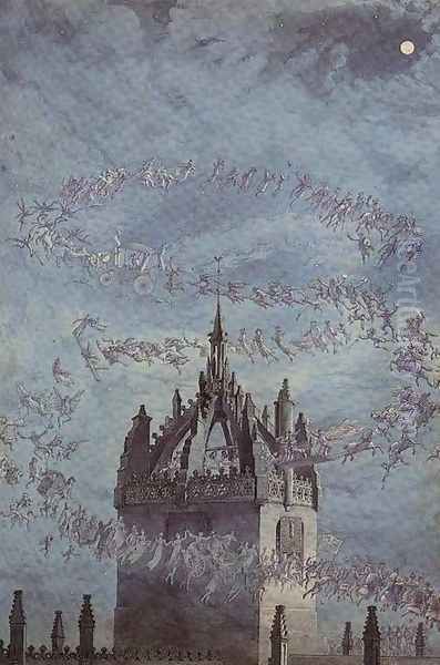 Saint Giles - His Bells Oil Painting by Charles Altamont Doyle