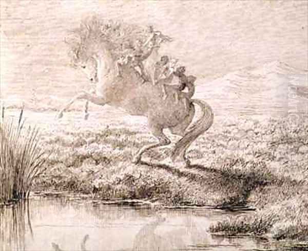 The Escape 2 Oil Painting by Charles Altamont Doyle