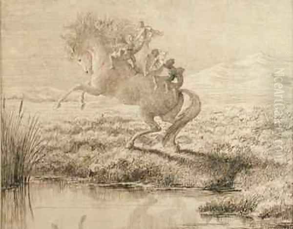 The Escape Oil Painting by Charles Altamont Doyle