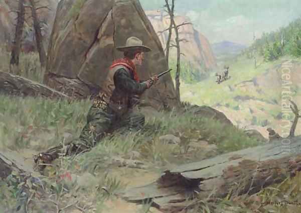 Ready for the Kill Oil Painting by W. Herbert Dunton