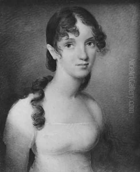 Matilda Ridley (Mrs. Robert Watts) Oil Painting by Anson Dickinson