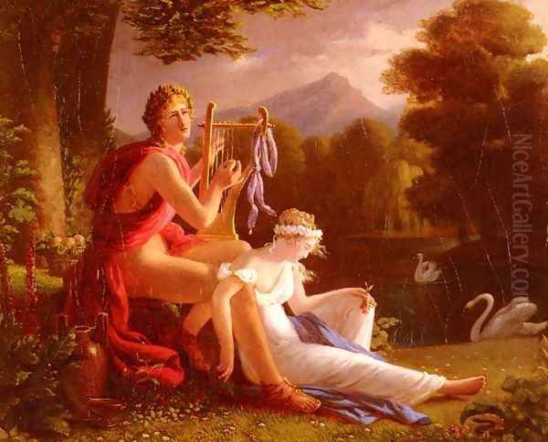 Orphée Et Euridice (Orpheus and Euridice) Oil Painting by Louis Ducis