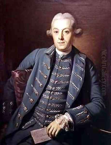 Portrait of Charles Broughton Oil Painting by Sir Nathaniel Dance-Holland