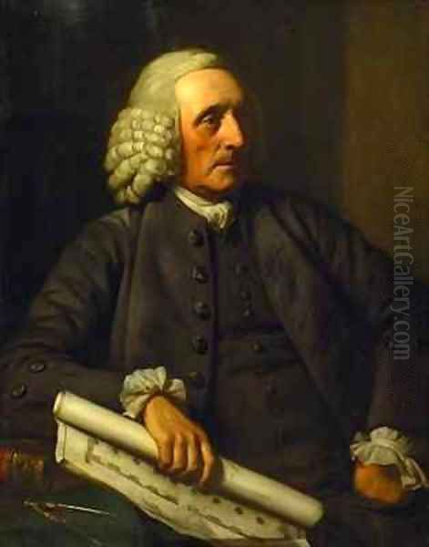 Portrait of George Dance the Elder Oil Painting by Sir Nathaniel Dance-Holland