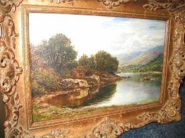 A Nook In Loch Awe Oil Painting by Arthur Perigal