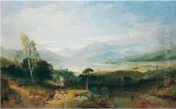 Loch Awe Oil Painting by Arthur Perigal