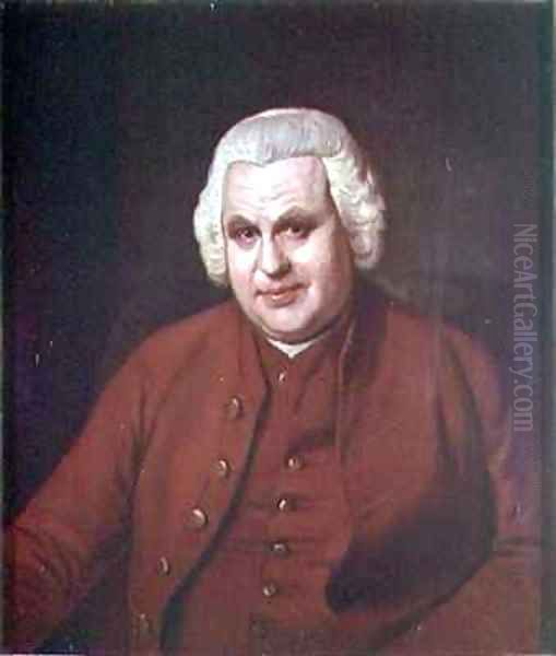 Portrait of Thomas Mudge 1715-94 of the Worshipful Company of Clockmakers Oil Painting by Sir Nathaniel Dance-Holland