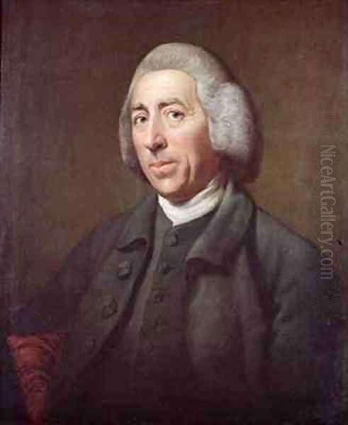 Portrait of Lancelot Capability Brown 1716-83 Oil Painting by Sir Nathaniel Dance-Holland