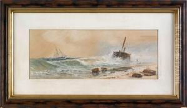 Coastal Scene Oil Painting by Granville Perkins