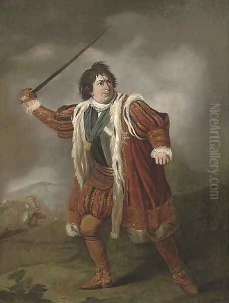 Richard III, Act 5, Scene IV Oil Painting by Sir Nathaniel Dance-Holland