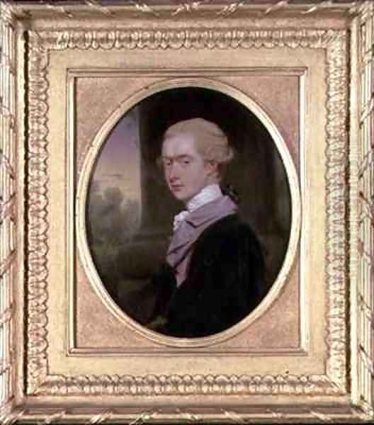 George John Spencer Viscount Althorp while a student at Trinity College Cambridge Oil Painting by John Downman