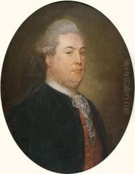 Portrait Presume De Jakob Jacosz Boreel Oil Painting by Jean-Baptiste Perronneau