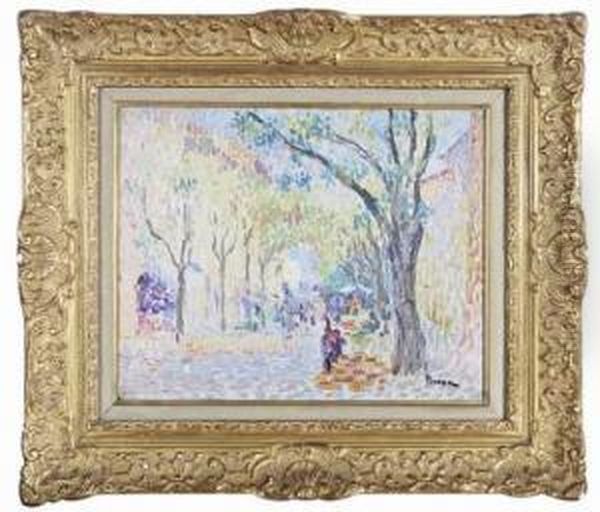 boulevard Des Batignolles  Oil Painting by Henri Person