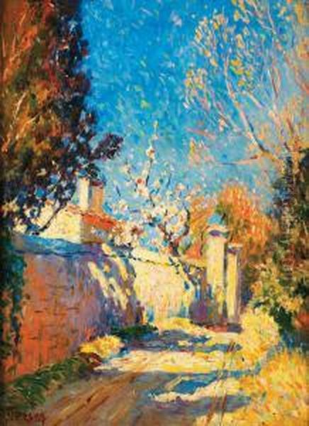 Ruelle En Provence Oil Painting by Henri Person