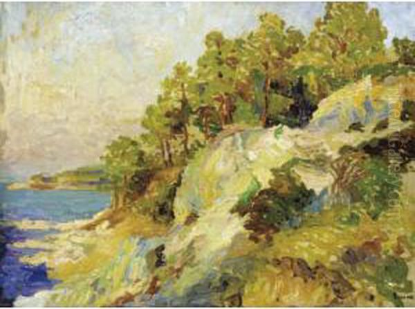 La Baie Au Couchant Oil Painting by Henri Person