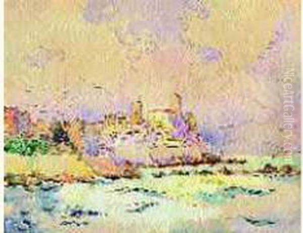 Antibes Oil Painting by Henri Person