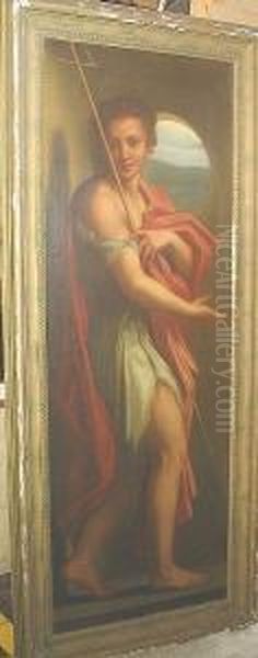 Saint John The Baptist Oil Painting by Pietro Perugino