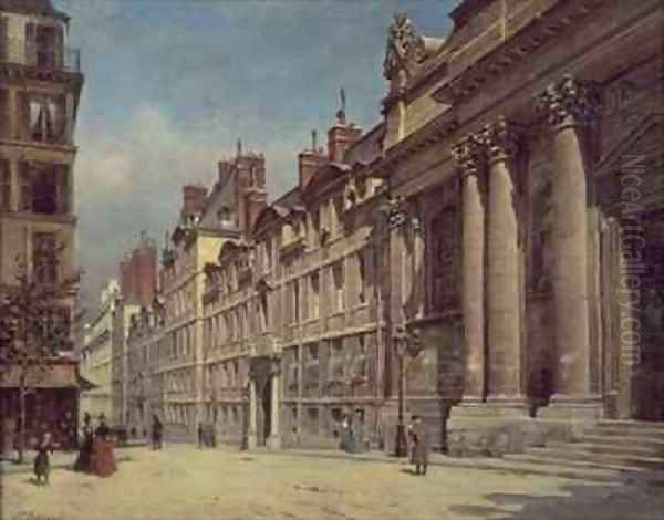 La Sorbonne Oil Painting by Paul Joseph Victor Dargaud