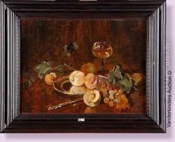 Nature Morte Aux Fruits Oil Painting by Axel Peter