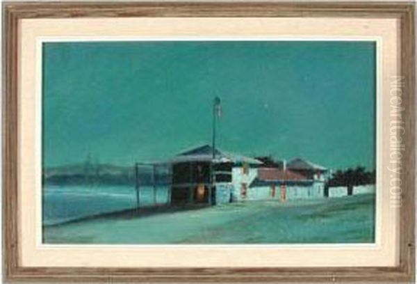 Old Customs House Oil Painting by Charles Rollo Peters