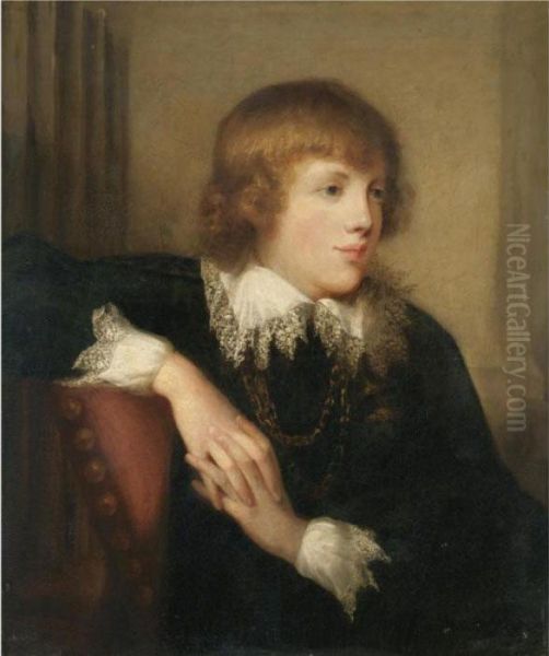 Portrait Of A Gentleman Oil Painting by Matthew William Peters