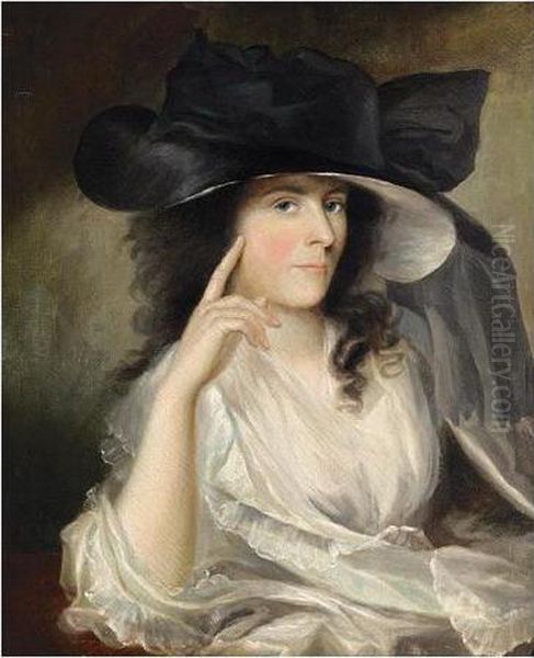 Portrait Of A Lady Oil Painting by Matthew William Peters