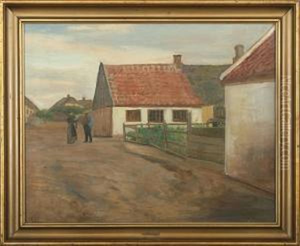 View Of Skagen Oil Painting by Sophie Petersen