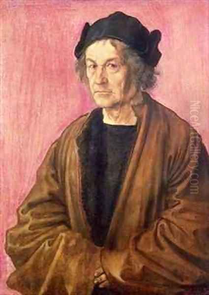 Albrecht Durers Father Oil Painting by Durer or Duerer, Albrecht