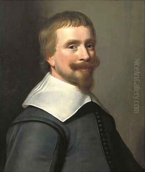 Portrait of a gentleman Oil Painting by Willem Jacobsz Delff