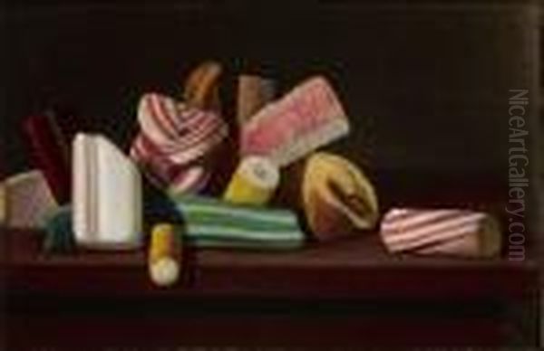 Hard Candy Oil Painting by John Frederick Peto