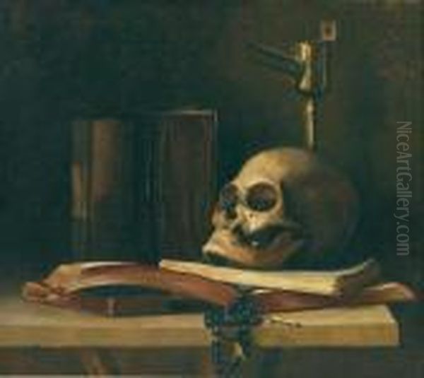 Momento Mori Oil Painting by John Frederick Peto