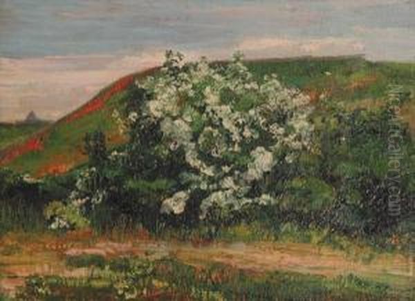 Campagna Romana Oil Painting by Luigi Petrassi