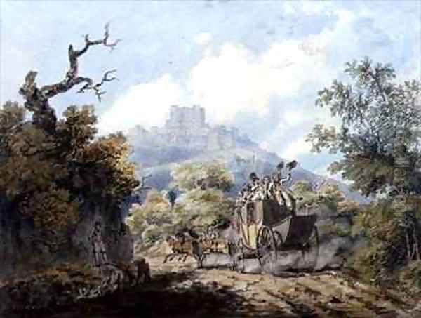 The Dover Mail Oil Painting by Edward Dayes