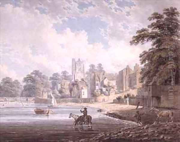 The River Thames at Putney Oil Painting by Edward Dayes