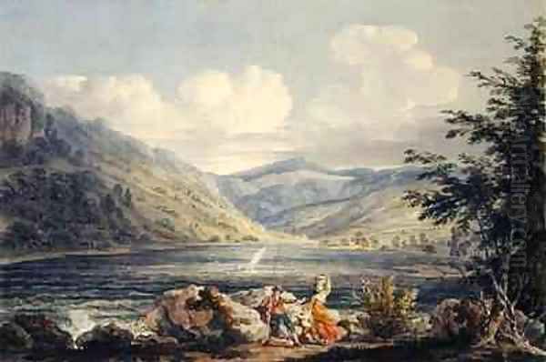 Haweswater Westmoreland Oil Painting by Edward Dayes