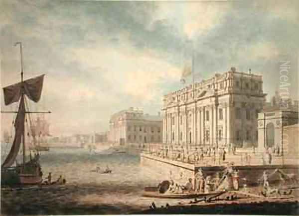 Greenwich Hospital 2 Oil Painting by Edward Dayes