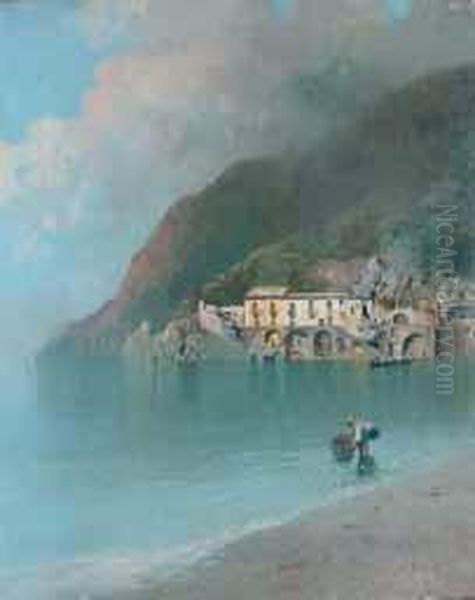 Vietri Sul Mare Oil Painting by Salvatore Petruolo