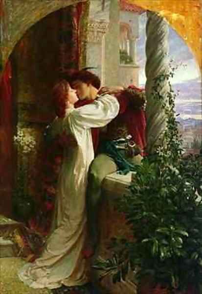 Romeo and Juliet Oil Painting by Sir Frank Dicksee